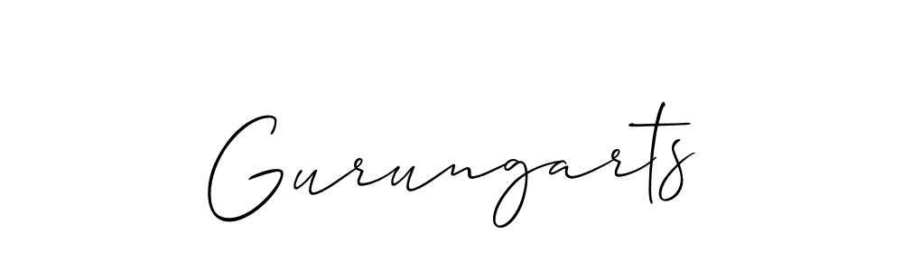 Also we have Gurungarts name is the best signature style. Create professional handwritten signature collection using Allison_Script autograph style. Gurungarts signature style 2 images and pictures png