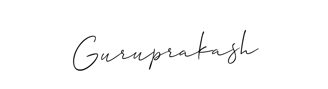 Make a beautiful signature design for name Guruprakash. Use this online signature maker to create a handwritten signature for free. Guruprakash signature style 2 images and pictures png