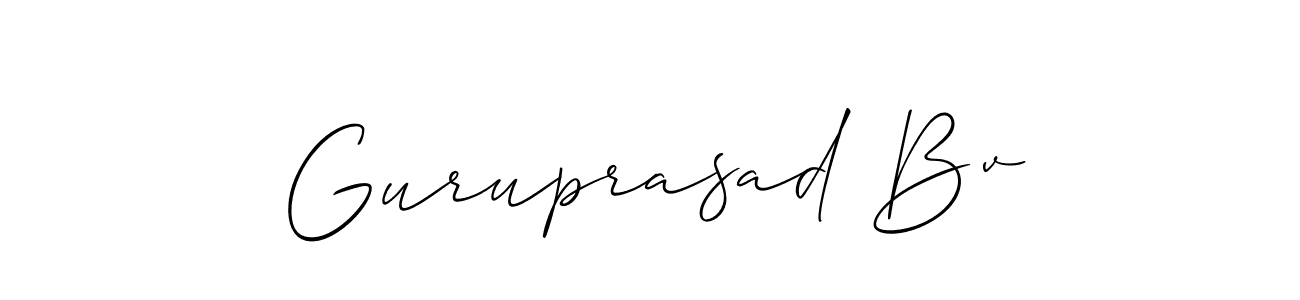 You can use this online signature creator to create a handwritten signature for the name Guruprasad Bv. This is the best online autograph maker. Guruprasad Bv signature style 2 images and pictures png
