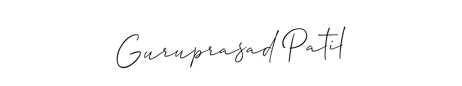 How to Draw Guruprasad Patil signature style? Allison_Script is a latest design signature styles for name Guruprasad Patil. Guruprasad Patil signature style 2 images and pictures png