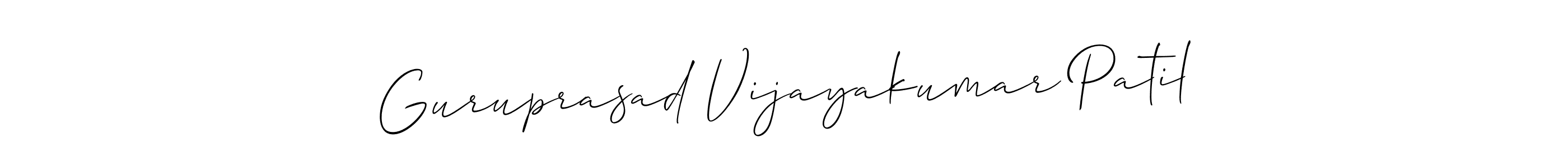 Use a signature maker to create a handwritten signature online. With this signature software, you can design (Allison_Script) your own signature for name Guruprasad Vijayakumar Patil. Guruprasad Vijayakumar Patil signature style 2 images and pictures png