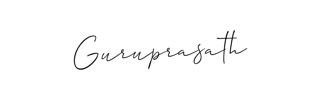 You can use this online signature creator to create a handwritten signature for the name Guruprasath. This is the best online autograph maker. Guruprasath signature style 2 images and pictures png