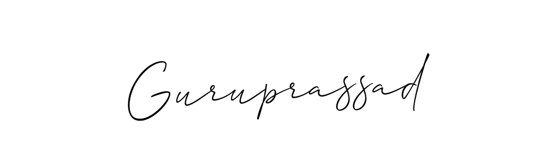 You can use this online signature creator to create a handwritten signature for the name Guruprassad. This is the best online autograph maker. Guruprassad signature style 2 images and pictures png
