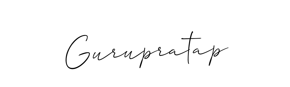 Make a beautiful signature design for name Gurupratap. Use this online signature maker to create a handwritten signature for free. Gurupratap signature style 2 images and pictures png