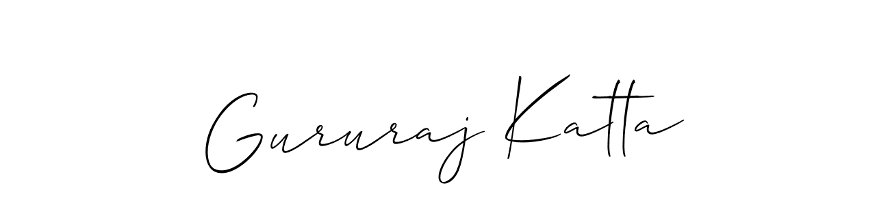 Check out images of Autograph of Gururaj Katta name. Actor Gururaj Katta Signature Style. Allison_Script is a professional sign style online. Gururaj Katta signature style 2 images and pictures png