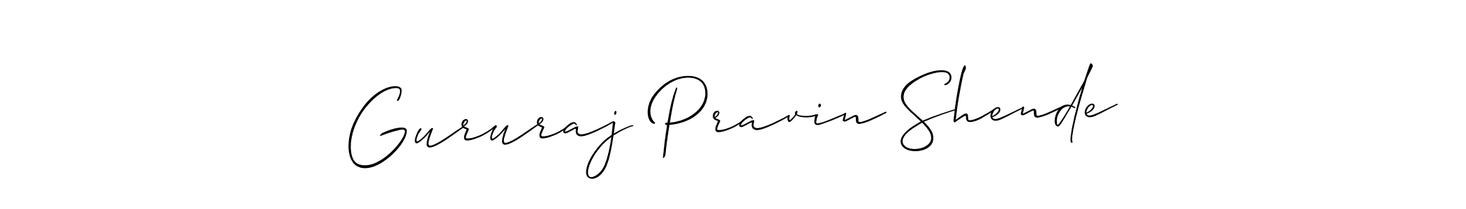 Make a beautiful signature design for name Gururaj Pravin Shende. Use this online signature maker to create a handwritten signature for free. Gururaj Pravin Shende signature style 2 images and pictures png