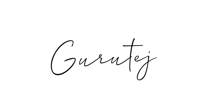 Similarly Allison_Script is the best handwritten signature design. Signature creator online .You can use it as an online autograph creator for name Gurutej. Gurutej signature style 2 images and pictures png