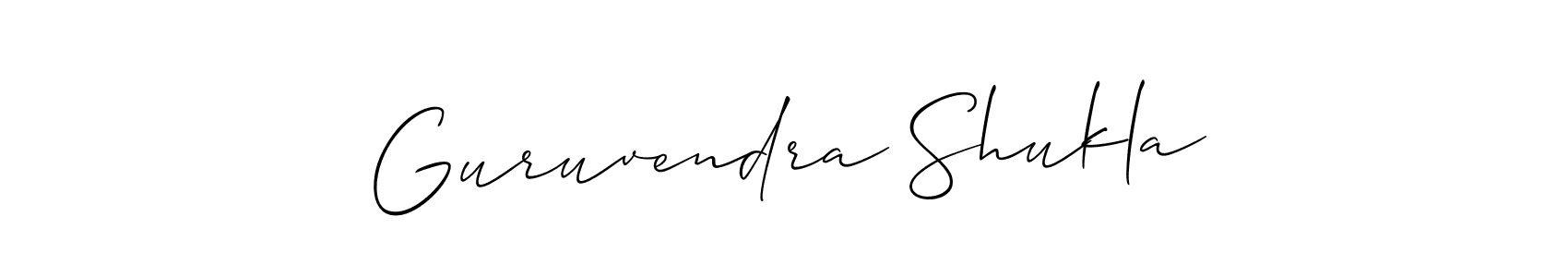 This is the best signature style for the Guruvendra Shukla name. Also you like these signature font (Allison_Script). Mix name signature. Guruvendra Shukla signature style 2 images and pictures png