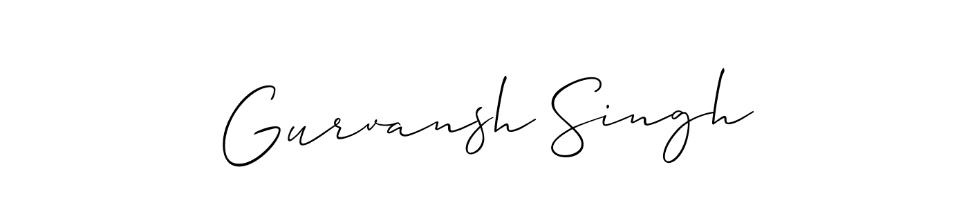 Make a beautiful signature design for name Gurvansh Singh. Use this online signature maker to create a handwritten signature for free. Gurvansh Singh signature style 2 images and pictures png