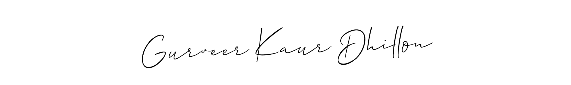 This is the best signature style for the Gurveer Kaur Dhillon name. Also you like these signature font (Allison_Script). Mix name signature. Gurveer Kaur Dhillon signature style 2 images and pictures png