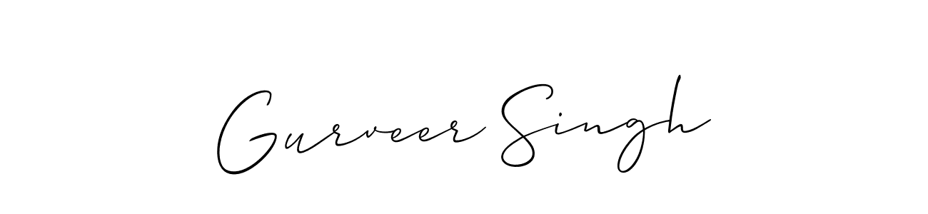 Best and Professional Signature Style for Gurveer Singh. Allison_Script Best Signature Style Collection. Gurveer Singh signature style 2 images and pictures png