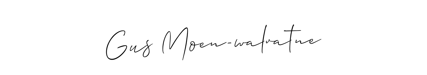 You can use this online signature creator to create a handwritten signature for the name Gus Moen-walvatne. This is the best online autograph maker. Gus Moen-walvatne signature style 2 images and pictures png