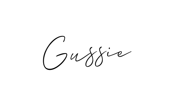 Make a beautiful signature design for name Gussie. Use this online signature maker to create a handwritten signature for free. Gussie signature style 2 images and pictures png