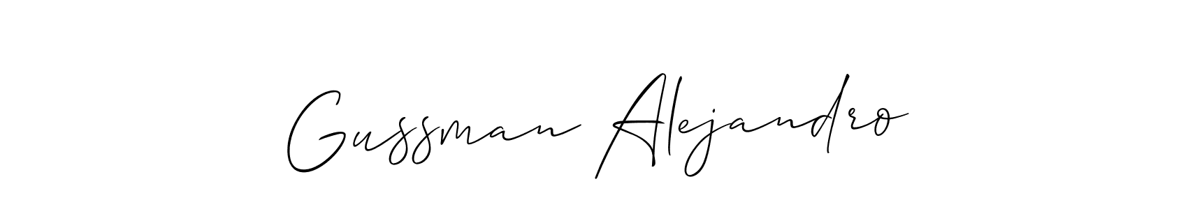 How to Draw Gussman Alejandro signature style? Allison_Script is a latest design signature styles for name Gussman Alejandro. Gussman Alejandro signature style 2 images and pictures png