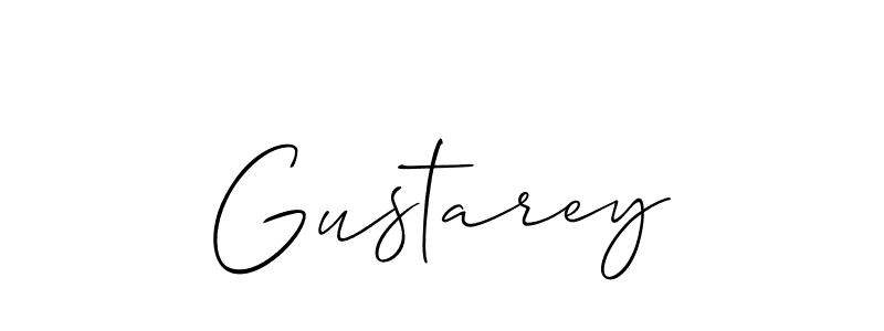 It looks lik you need a new signature style for name Gustarey. Design unique handwritten (Allison_Script) signature with our free signature maker in just a few clicks. Gustarey signature style 2 images and pictures png