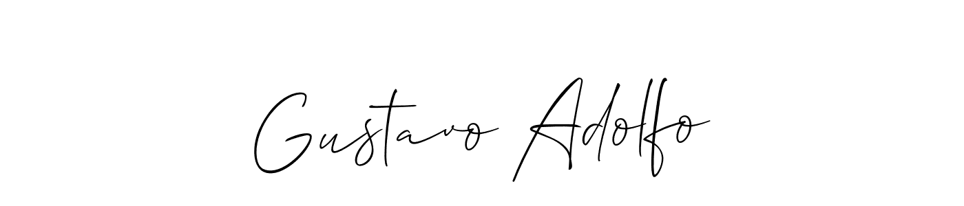 Make a beautiful signature design for name Gustavo Adolfo. Use this online signature maker to create a handwritten signature for free. Gustavo Adolfo signature style 2 images and pictures png