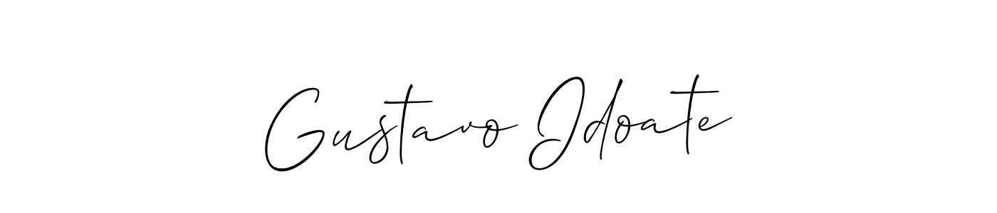 Similarly Allison_Script is the best handwritten signature design. Signature creator online .You can use it as an online autograph creator for name Gustavo Idoate. Gustavo Idoate signature style 2 images and pictures png