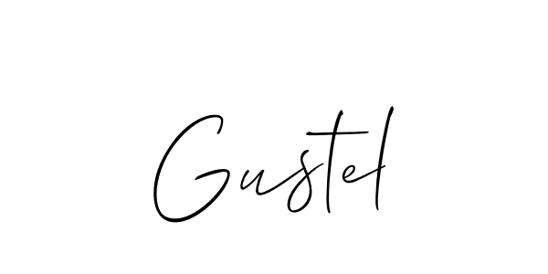 This is the best signature style for the Gustel name. Also you like these signature font (Allison_Script). Mix name signature. Gustel signature style 2 images and pictures png