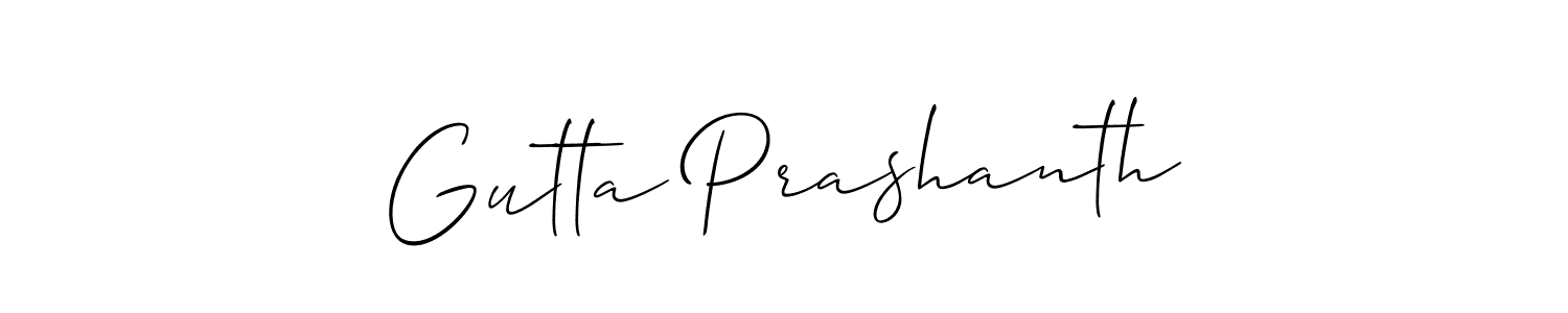 Design your own signature with our free online signature maker. With this signature software, you can create a handwritten (Allison_Script) signature for name Gutta Prashanth. Gutta Prashanth signature style 2 images and pictures png
