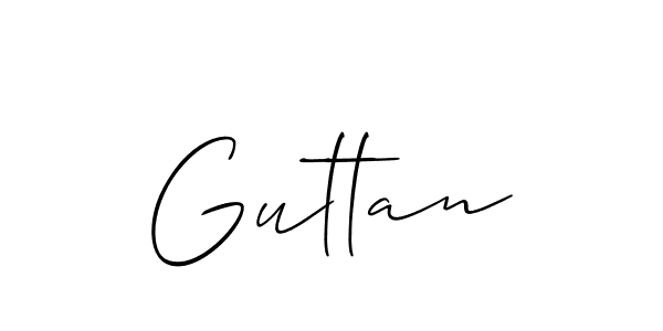 Check out images of Autograph of Guttan name. Actor Guttan Signature Style. Allison_Script is a professional sign style online. Guttan signature style 2 images and pictures png