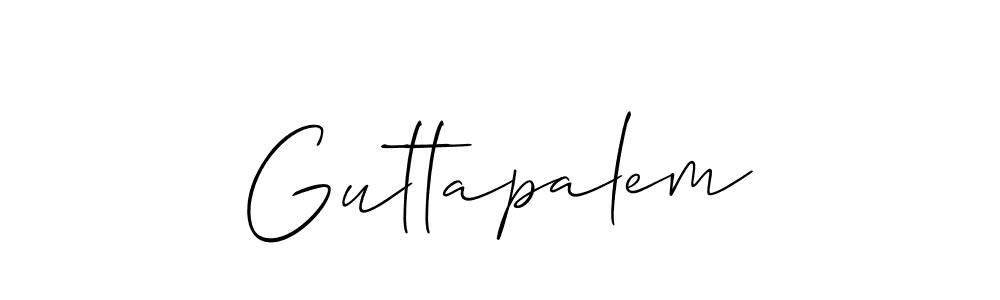 Also we have Guttapalem name is the best signature style. Create professional handwritten signature collection using Allison_Script autograph style. Guttapalem signature style 2 images and pictures png