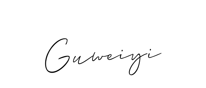 Make a beautiful signature design for name Guweiyi. Use this online signature maker to create a handwritten signature for free. Guweiyi signature style 2 images and pictures png