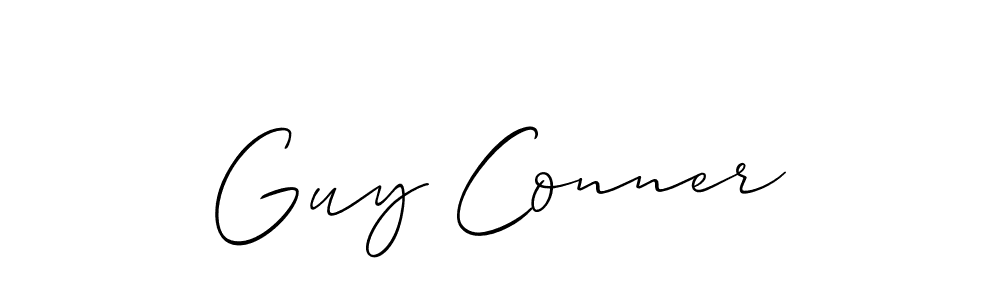 How to make Guy Conner name signature. Use Allison_Script style for creating short signs online. This is the latest handwritten sign. Guy Conner signature style 2 images and pictures png