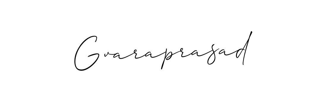 Make a short Gvaraprasad signature style. Manage your documents anywhere anytime using Allison_Script. Create and add eSignatures, submit forms, share and send files easily. Gvaraprasad signature style 2 images and pictures png