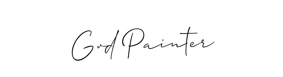 This is the best signature style for the Gvd Painter name. Also you like these signature font (Allison_Script). Mix name signature. Gvd Painter signature style 2 images and pictures png