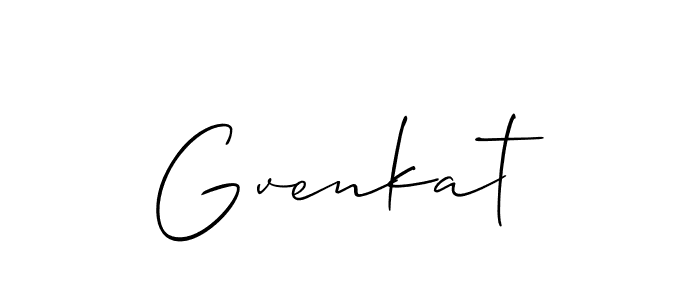 You should practise on your own different ways (Allison_Script) to write your name (Gvenkat) in signature. don't let someone else do it for you. Gvenkat signature style 2 images and pictures png