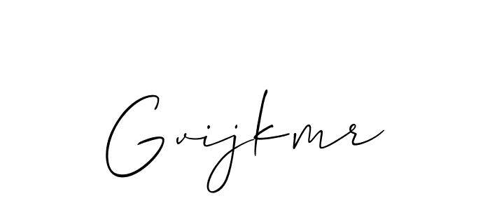 It looks lik you need a new signature style for name Gvijkmr. Design unique handwritten (Allison_Script) signature with our free signature maker in just a few clicks. Gvijkmr signature style 2 images and pictures png