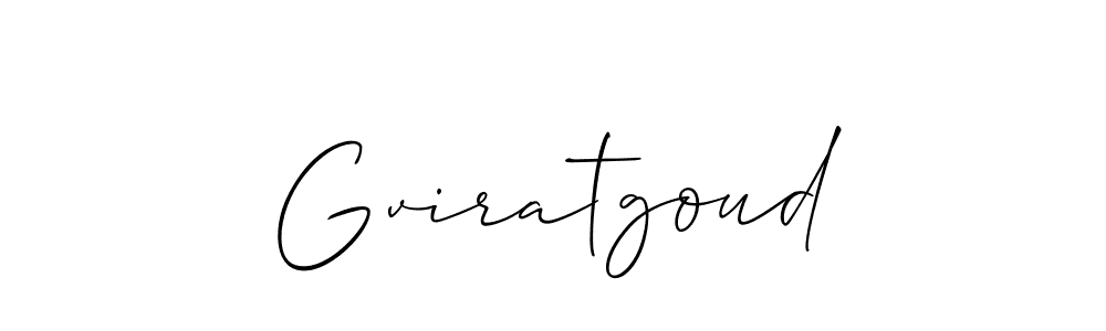 Make a beautiful signature design for name Gviratgoud. Use this online signature maker to create a handwritten signature for free. Gviratgoud signature style 2 images and pictures png