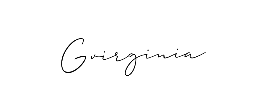 You should practise on your own different ways (Allison_Script) to write your name (Gvirginia) in signature. don't let someone else do it for you. Gvirginia signature style 2 images and pictures png