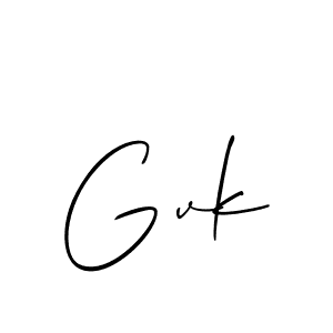 It looks lik you need a new signature style for name Gvk. Design unique handwritten (Allison_Script) signature with our free signature maker in just a few clicks. Gvk signature style 2 images and pictures png