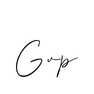 Gvp stylish signature style. Best Handwritten Sign (Allison_Script) for my name. Handwritten Signature Collection Ideas for my name Gvp. Gvp signature style 2 images and pictures png