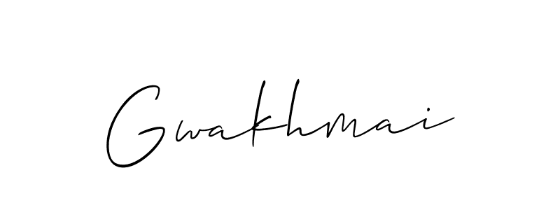 Make a beautiful signature design for name Gwakhmai. Use this online signature maker to create a handwritten signature for free. Gwakhmai signature style 2 images and pictures png