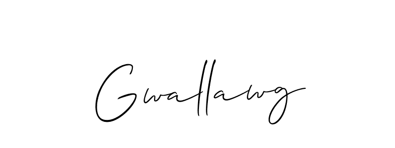 Also You can easily find your signature by using the search form. We will create Gwallawg name handwritten signature images for you free of cost using Allison_Script sign style. Gwallawg signature style 2 images and pictures png