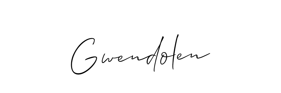 Gwendolen stylish signature style. Best Handwritten Sign (Allison_Script) for my name. Handwritten Signature Collection Ideas for my name Gwendolen. Gwendolen signature style 2 images and pictures png