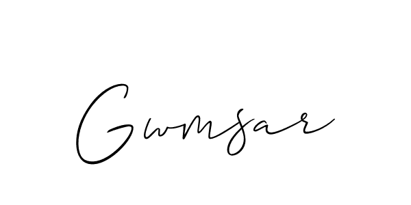 Once you've used our free online signature maker to create your best signature Allison_Script style, it's time to enjoy all of the benefits that Gwmsar name signing documents. Gwmsar signature style 2 images and pictures png