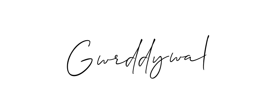 The best way (Allison_Script) to make a short signature is to pick only two or three words in your name. The name Gwrddywal include a total of six letters. For converting this name. Gwrddywal signature style 2 images and pictures png