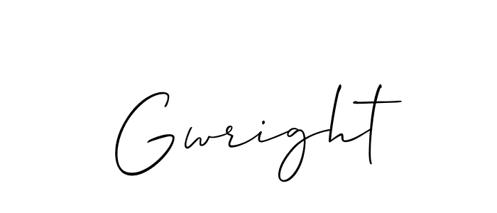 Use a signature maker to create a handwritten signature online. With this signature software, you can design (Allison_Script) your own signature for name Gwright. Gwright signature style 2 images and pictures png