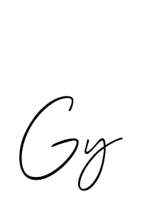 Allison_Script is a professional signature style that is perfect for those who want to add a touch of class to their signature. It is also a great choice for those who want to make their signature more unique. Get Gy name to fancy signature for free. Gy signature style 2 images and pictures png