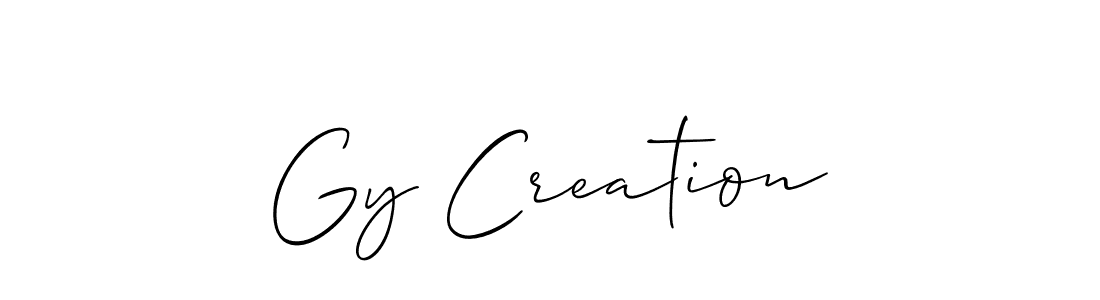 Also You can easily find your signature by using the search form. We will create Gy Creation name handwritten signature images for you free of cost using Allison_Script sign style. Gy Creation signature style 2 images and pictures png