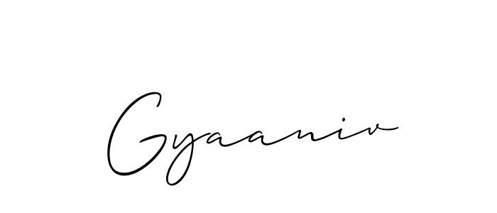 Gyaaniv stylish signature style. Best Handwritten Sign (Allison_Script) for my name. Handwritten Signature Collection Ideas for my name Gyaaniv. Gyaaniv signature style 2 images and pictures png