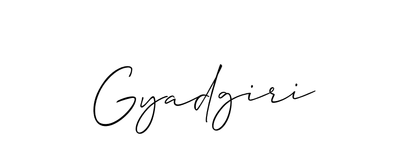 Once you've used our free online signature maker to create your best signature Allison_Script style, it's time to enjoy all of the benefits that Gyadgiri name signing documents. Gyadgiri signature style 2 images and pictures png