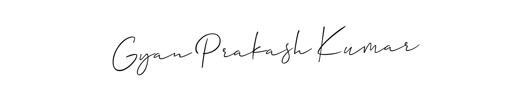 if you are searching for the best signature style for your name Gyan Prakash Kumar. so please give up your signature search. here we have designed multiple signature styles  using Allison_Script. Gyan Prakash Kumar signature style 2 images and pictures png