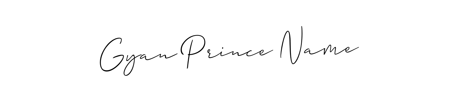 You should practise on your own different ways (Allison_Script) to write your name (Gyan Prince Name) in signature. don't let someone else do it for you. Gyan Prince Name signature style 2 images and pictures png