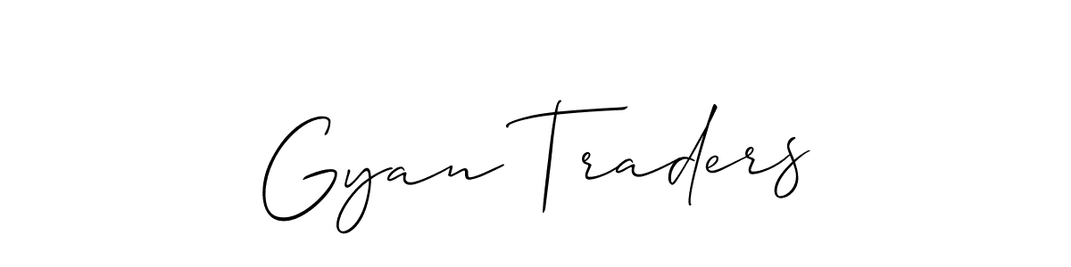 Gyan Traders stylish signature style. Best Handwritten Sign (Allison_Script) for my name. Handwritten Signature Collection Ideas for my name Gyan Traders. Gyan Traders signature style 2 images and pictures png