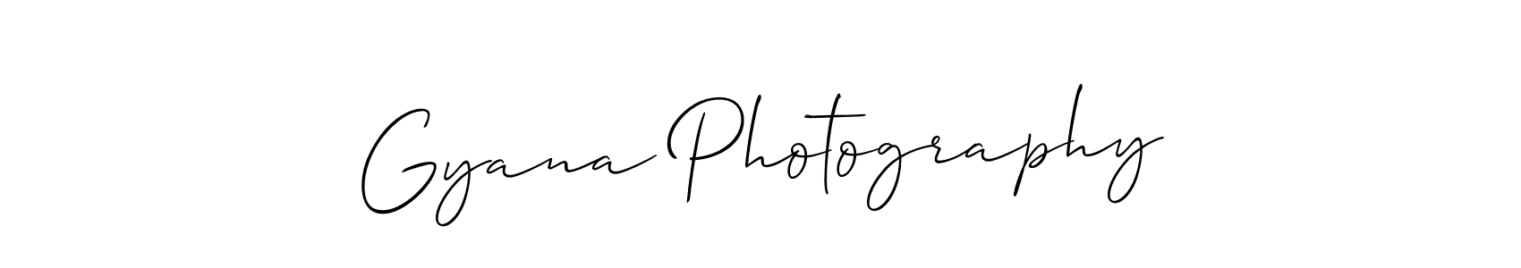 Best and Professional Signature Style for Gyana Photography. Allison_Script Best Signature Style Collection. Gyana Photography signature style 2 images and pictures png