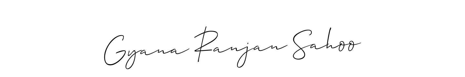 How to make Gyana Ranjan Sahoo signature? Allison_Script is a professional autograph style. Create handwritten signature for Gyana Ranjan Sahoo name. Gyana Ranjan Sahoo signature style 2 images and pictures png